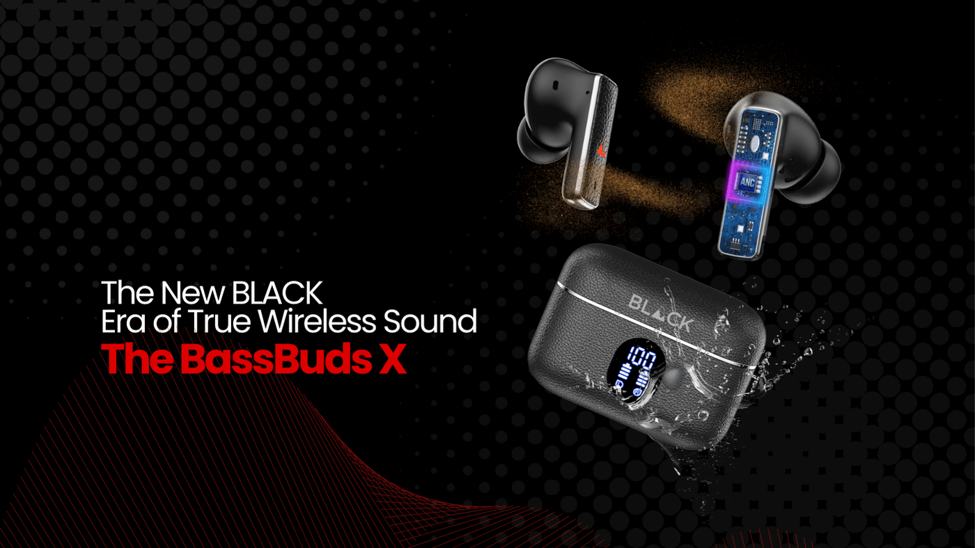 The New BLACK Era of True Wireless Sound. The BassBuds X