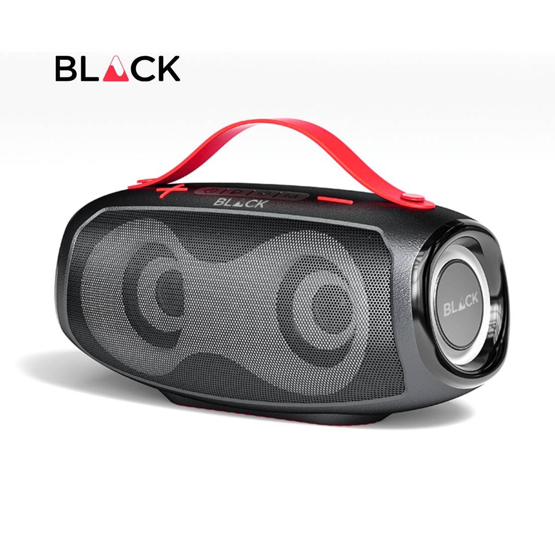 BLACK BassDrum 2 Wireless Bluetooth Speaker, 20W, Upto 9H Playtime, 1 Yr Warranty