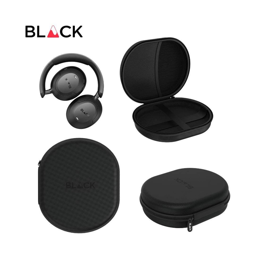 BLACK EVA Travel Case for BassHead X Headphones
