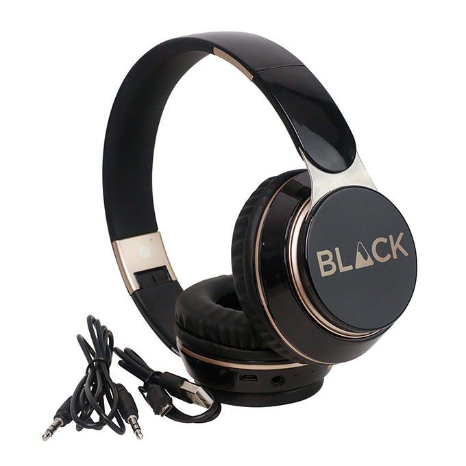 BLACK BassHead 2 Wireless Bluetooth Headphone with mic, Upto 30H Playtime, 1Yr Warranty