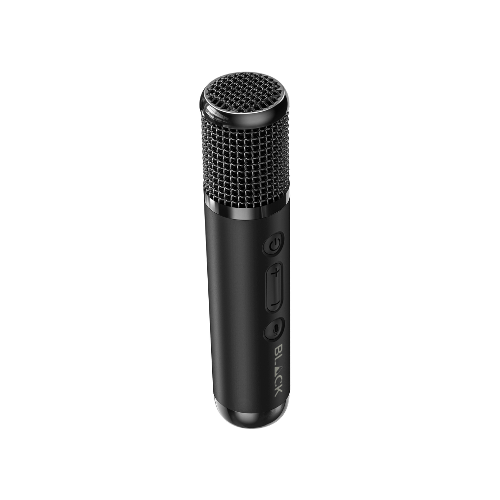 BLACK BassBoom Wireless Bluetooth Microphone