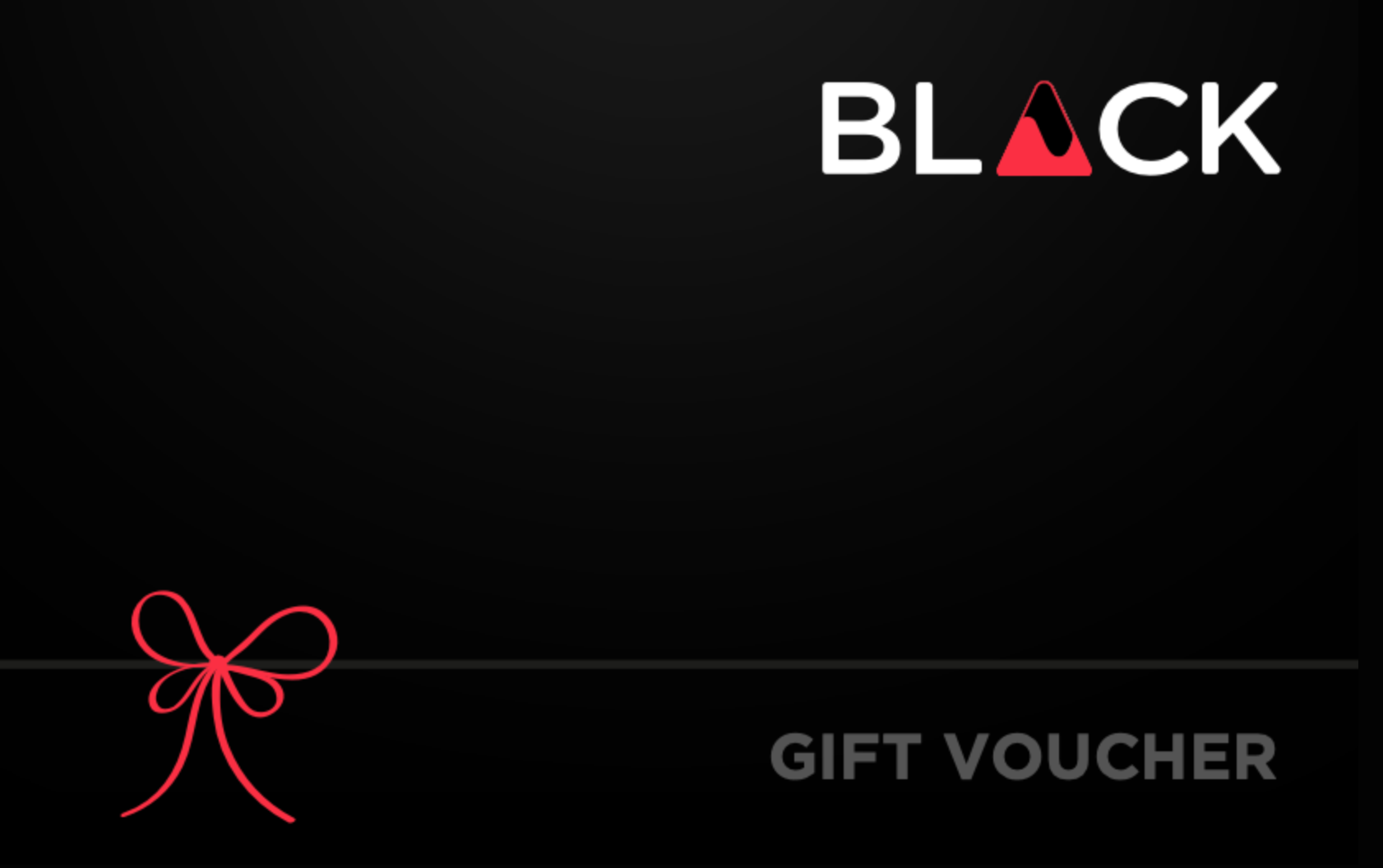 BLACK Physical Gift Voucher